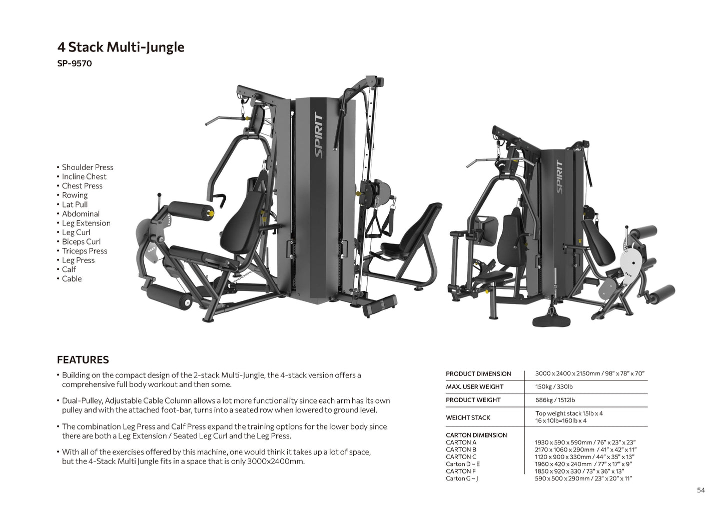 Multi Gym Series Spirit