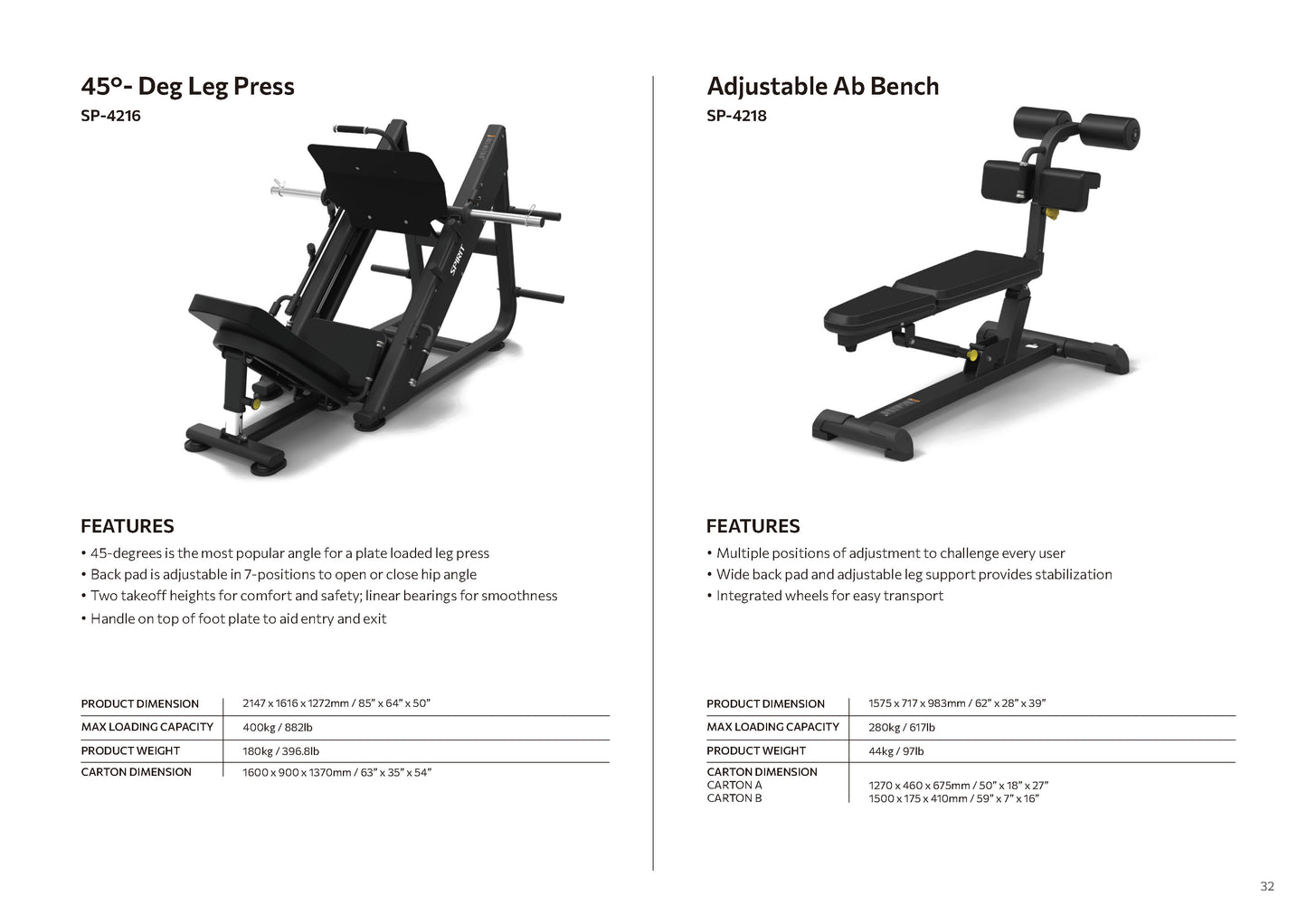 Free Weight Series Spirit