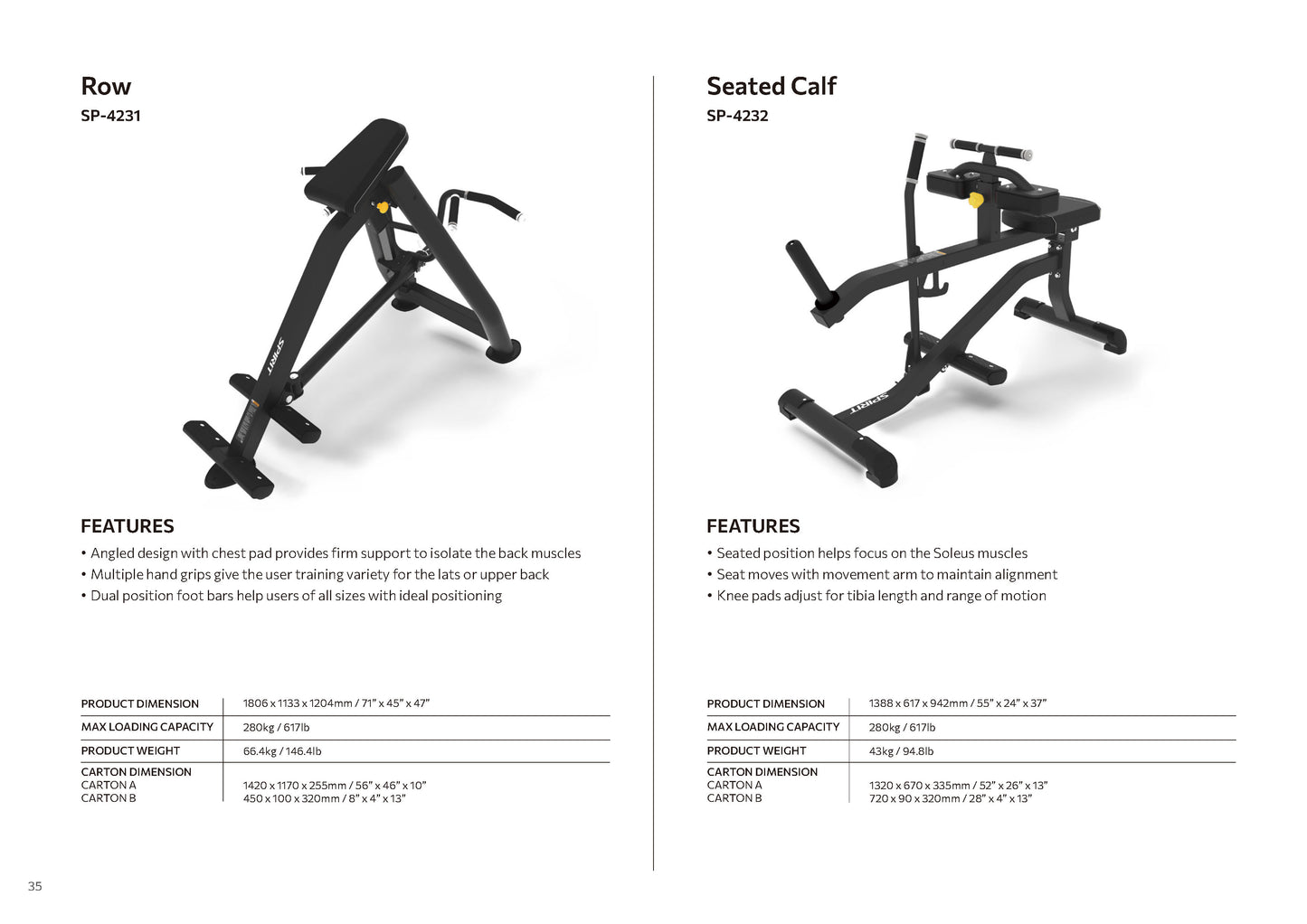 Free Weight Series Spirit