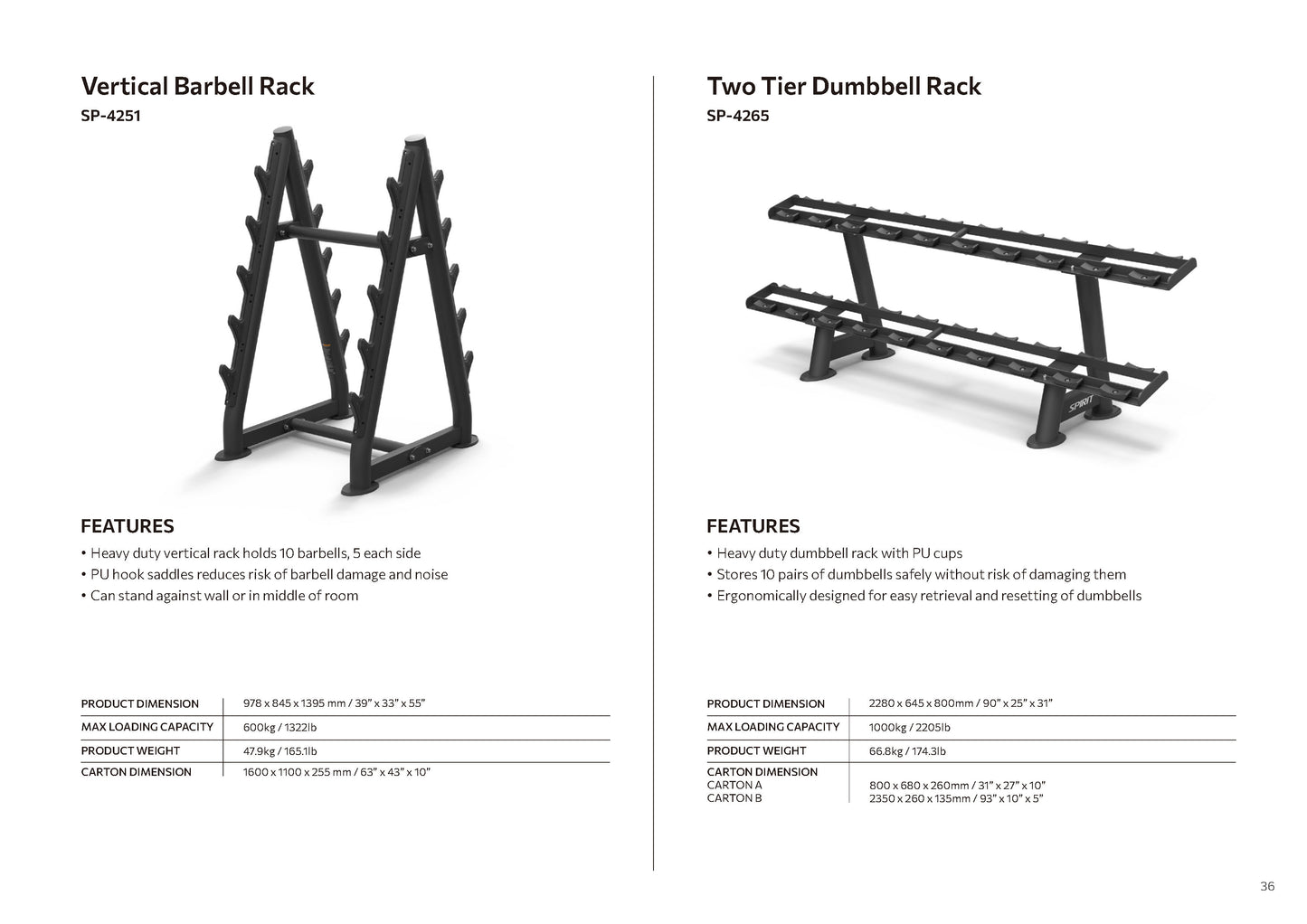Free Weight Series Spirit