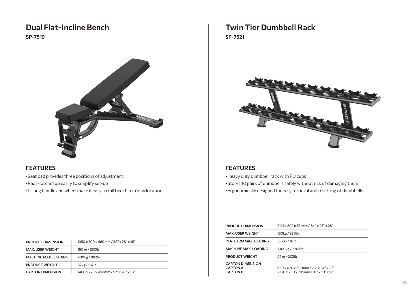 Free Weight Series Spirit