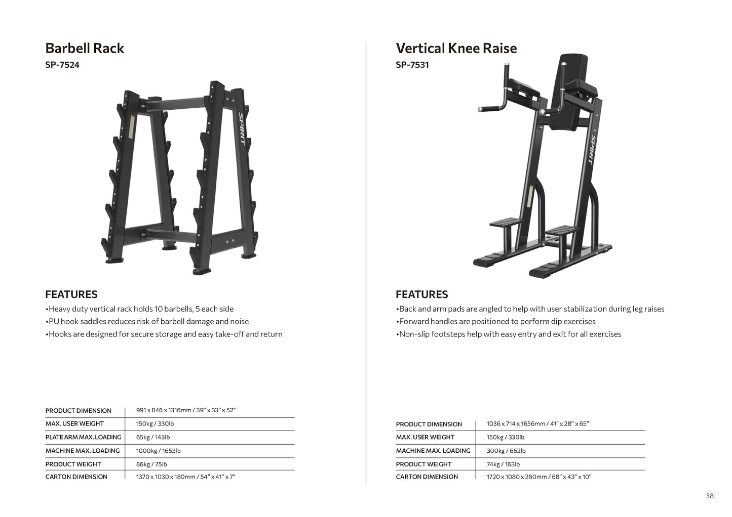 Free Weight Series Spirit