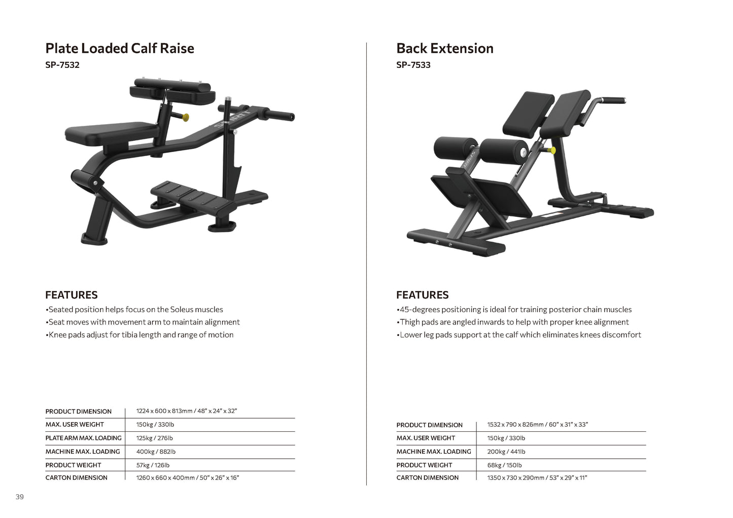 Free Weight Series Spirit