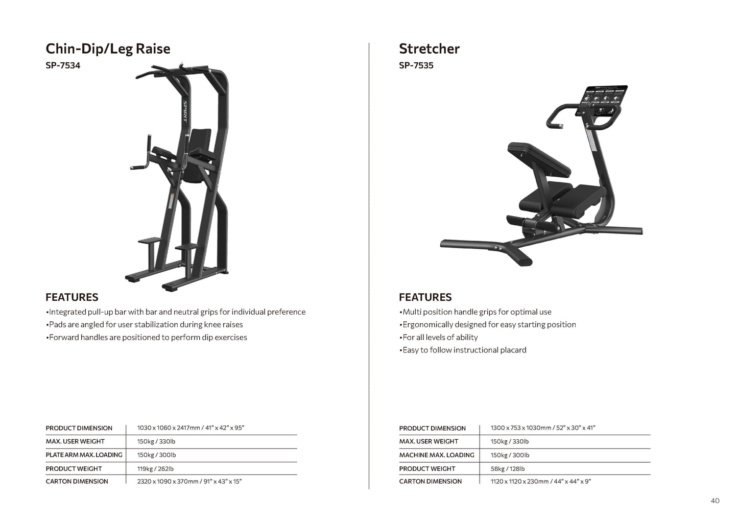 Free Weight Series Spirit