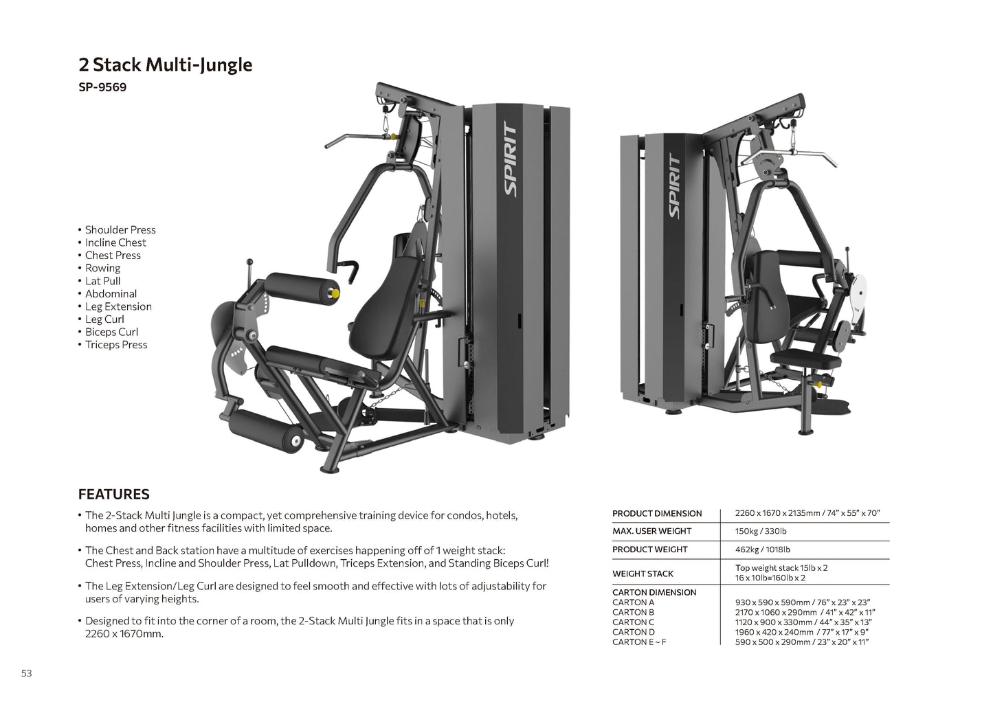 Multi Gym Series Spirit