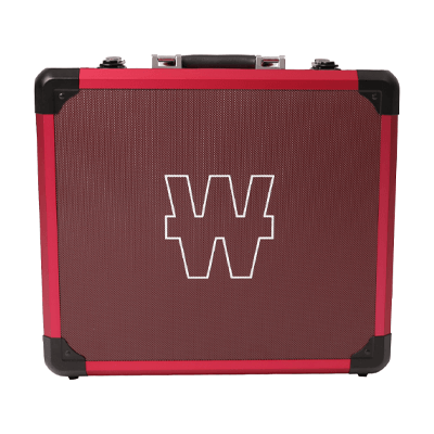Poker chips Winamax Red Aluminum case of 500 pcs - Yemeco SARL